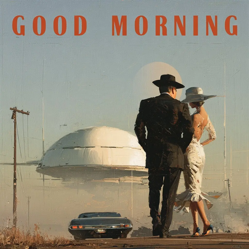 Surreal SciFi Jack Vettriano Midjourney提示词