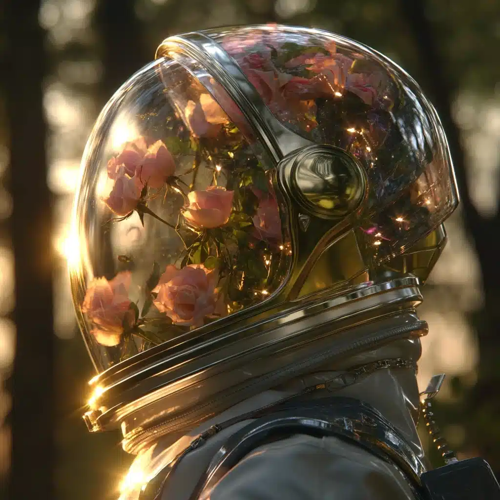 Astronaut with Glass Helmet Midjourney提示词