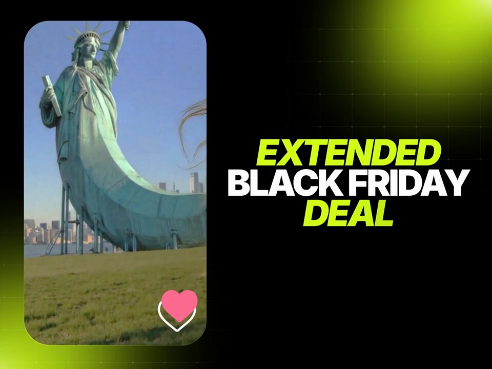 Surreal Banana Statue of Liberty | Black Friday Deal Nano Banana提示词