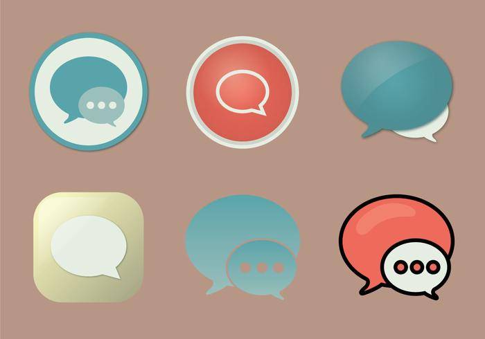 免费Imessage矢量图