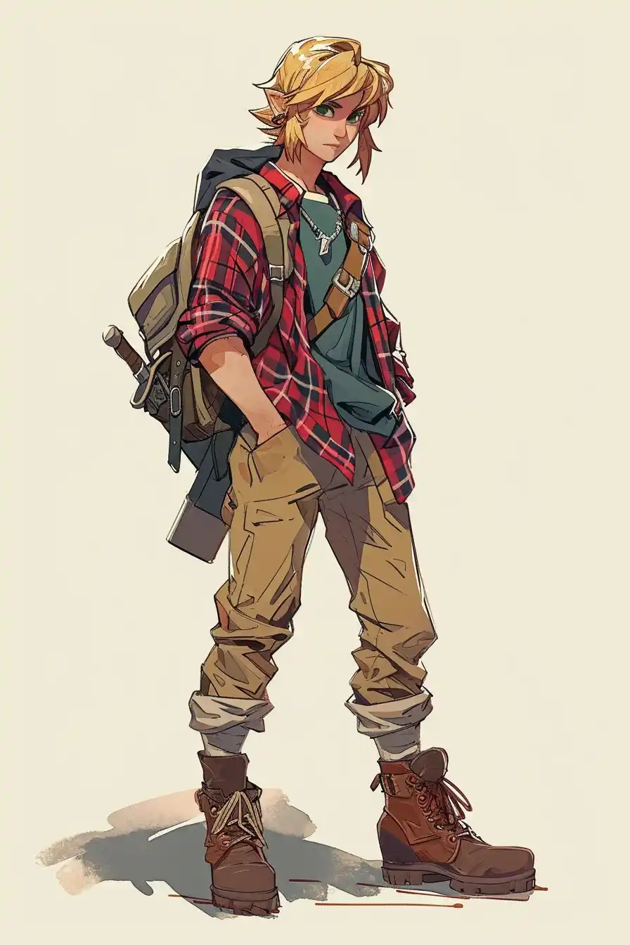 Lumberjack Link Midjourney提示词