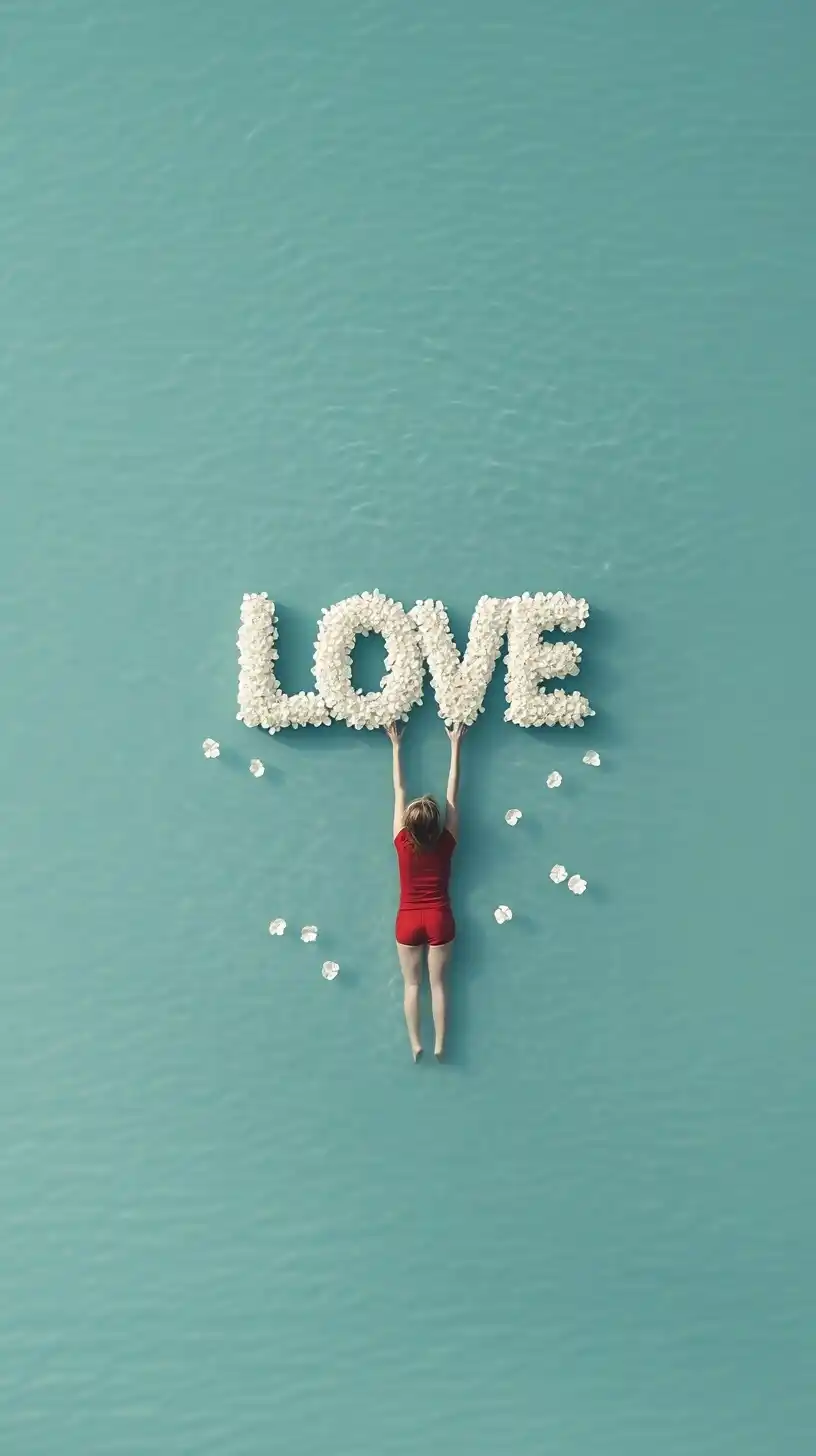 Surreal LOVE on Water Midjourney提示词