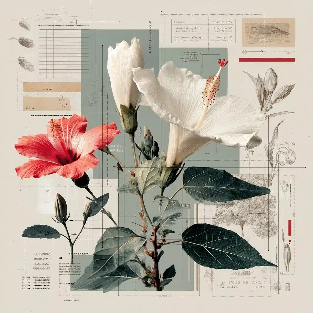 Andean Flowers in Loose Lines Midjourney提示词