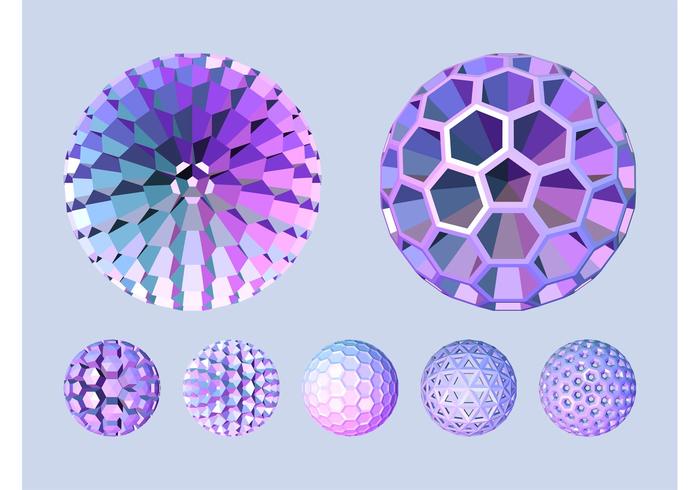 3D球形向量