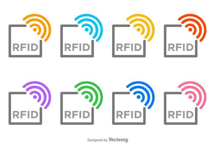 RFID矢量标志