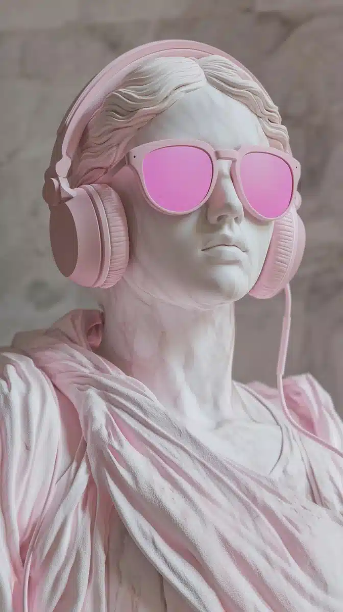 Hyper-Realistic Marble Woman Midjourney提示词