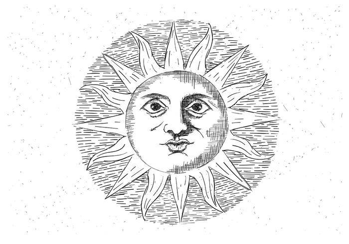 免费矢量太阳图