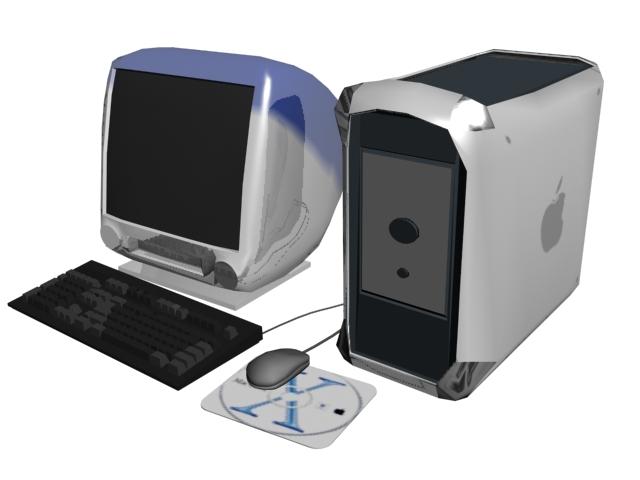 3D苹果电脑MAX素材