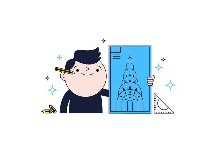 免费建筑师矢量