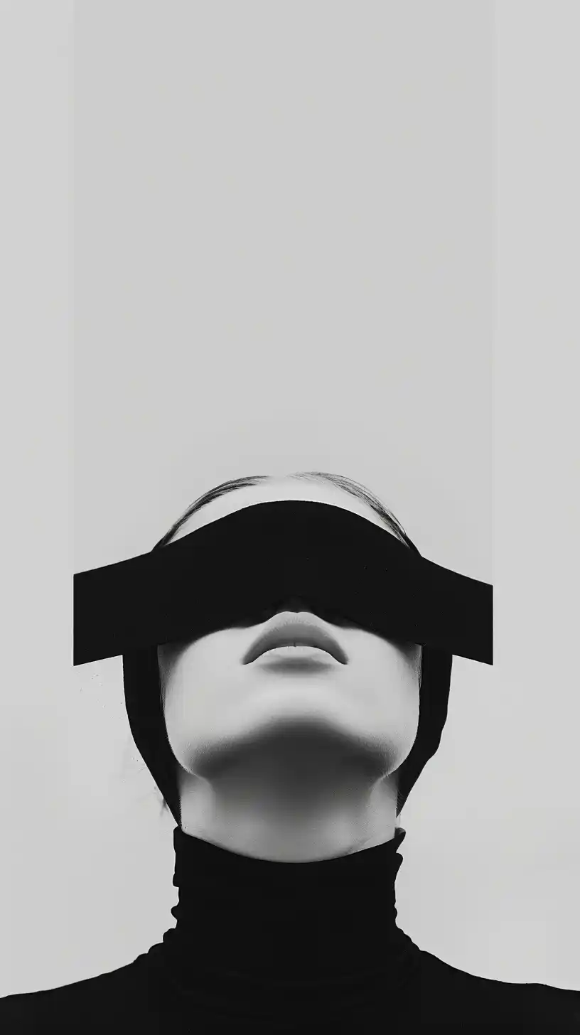 Minimalist Noir Eagle Flight Midjourney提示词