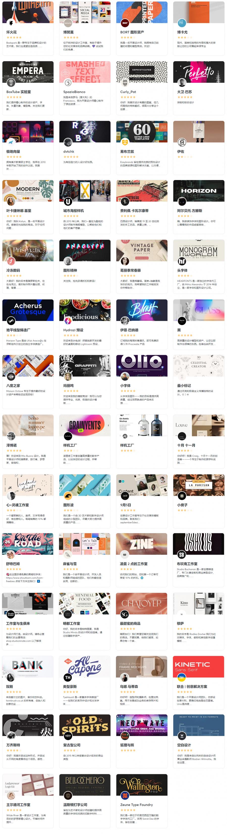 2022年的5月creativemarket.com网站分享价值高达 1000 美元的素材资源打包下载。
