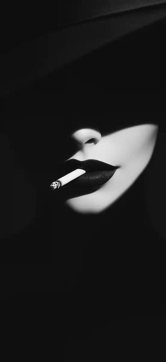 Chiaroscuro Woman in Hat Midjourney提示词