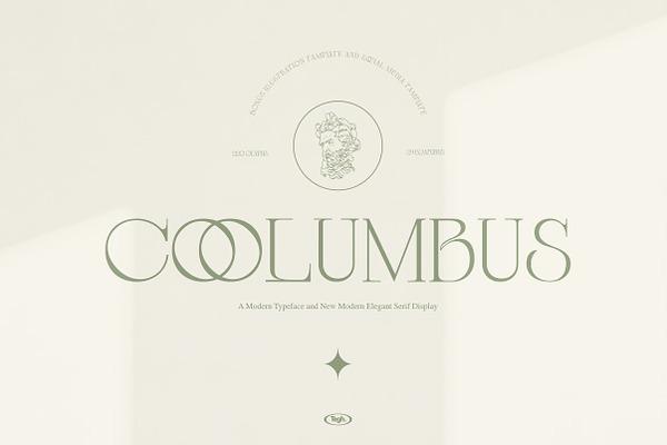 Coolumbus modern serif font