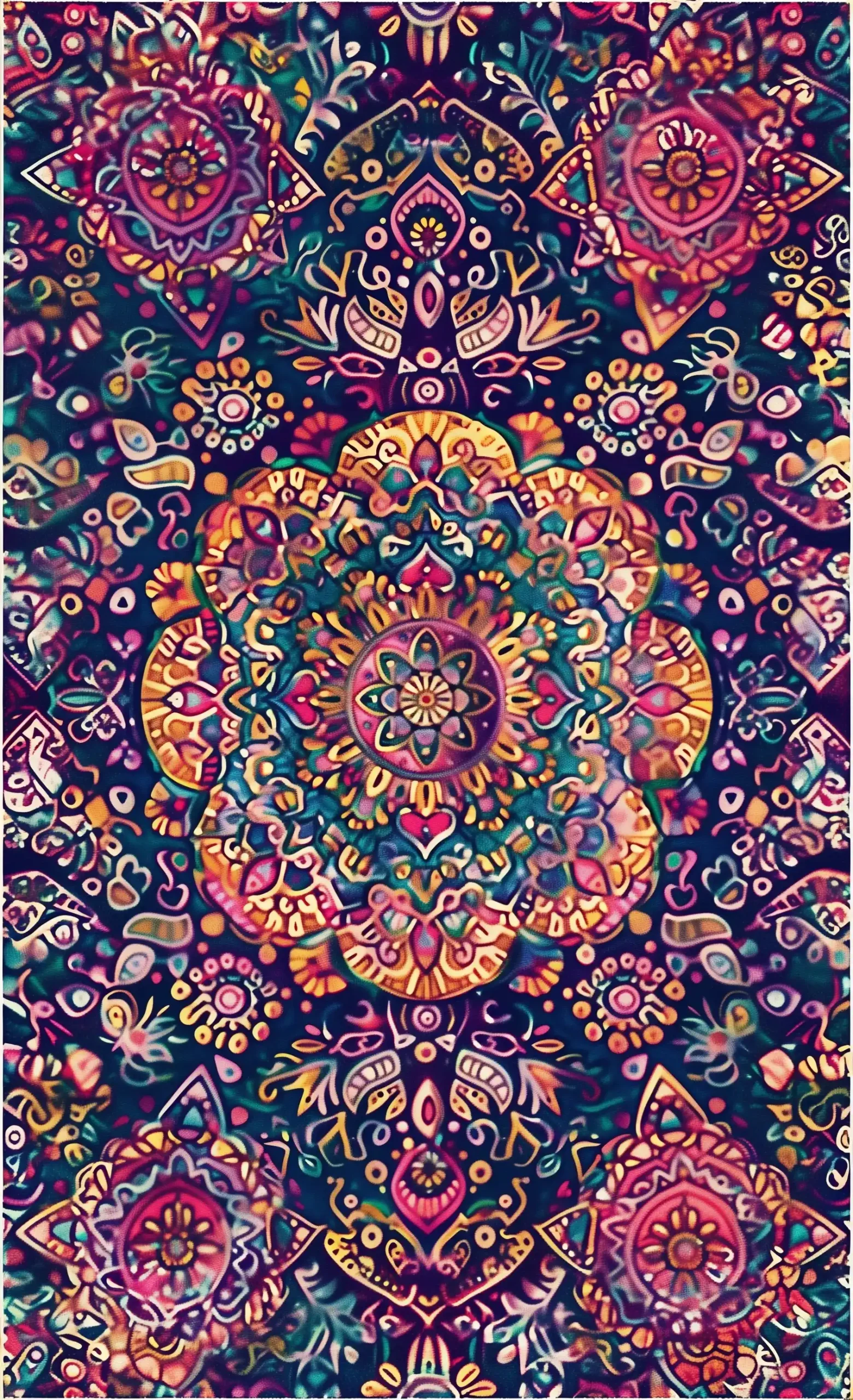 Boho Video Game Mandala Midjourney提示词