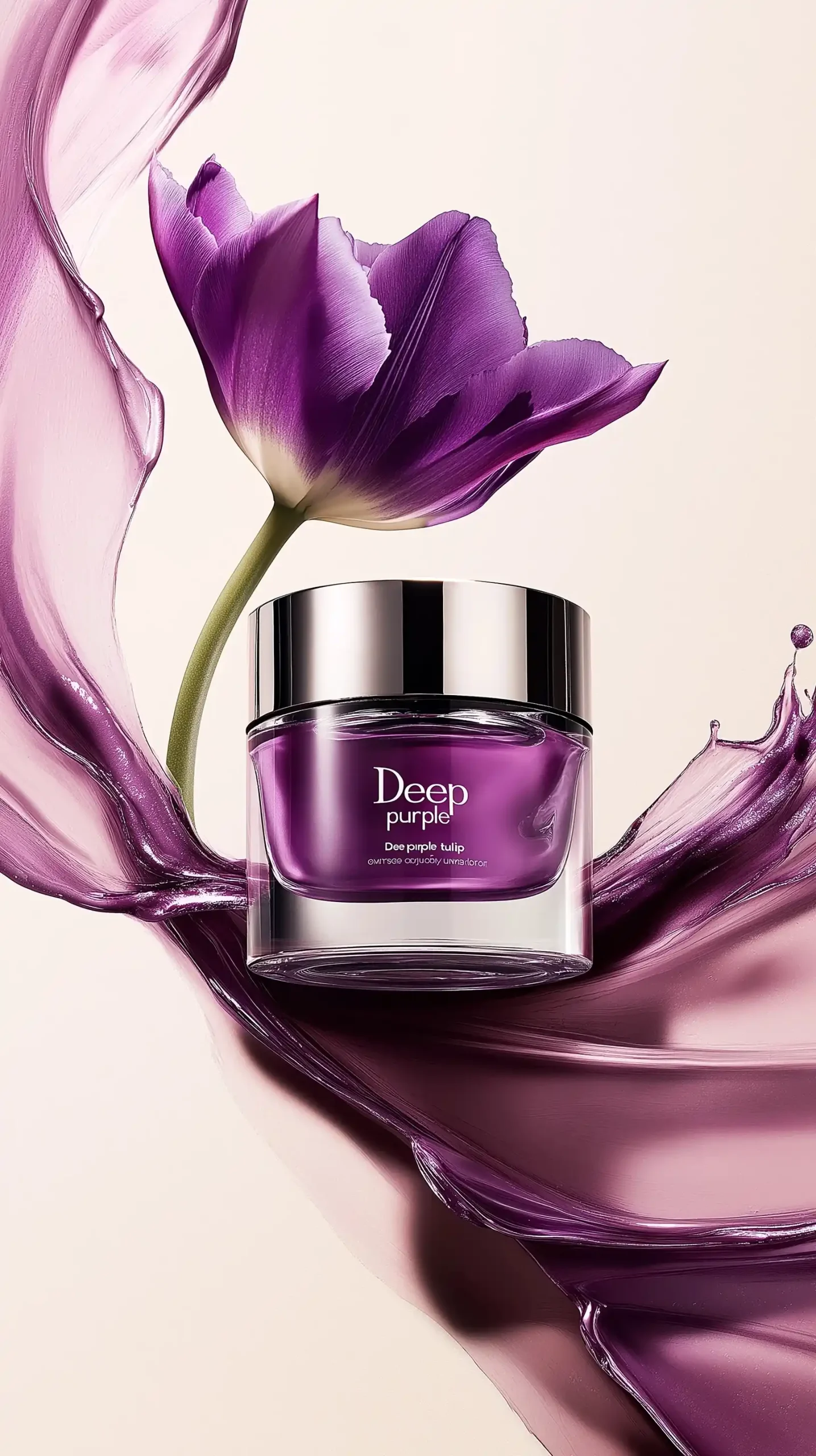 Elegant Product Photography Olay Essence Midjourney提示词