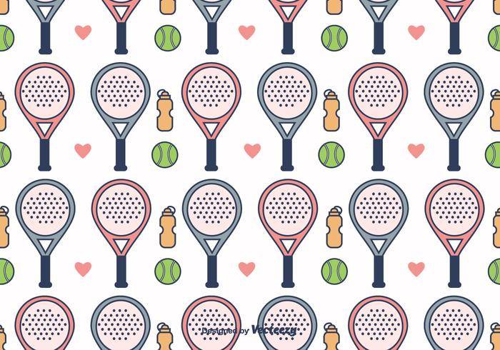 平Padel模式矢量