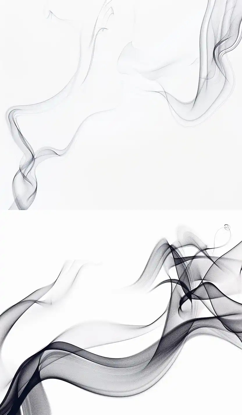 Minimalistic Vapor Trails Card Midjourney提示词