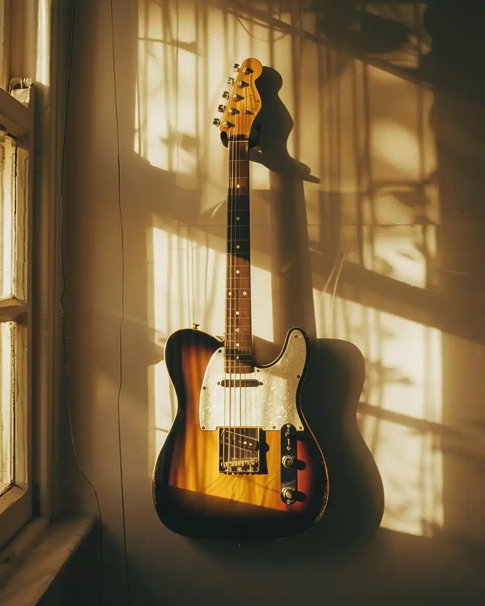 Raw Telecaster Sunlight Midjourney提示词