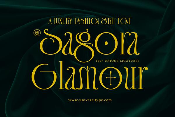 UT Sagora Glamour A Luxury Font
