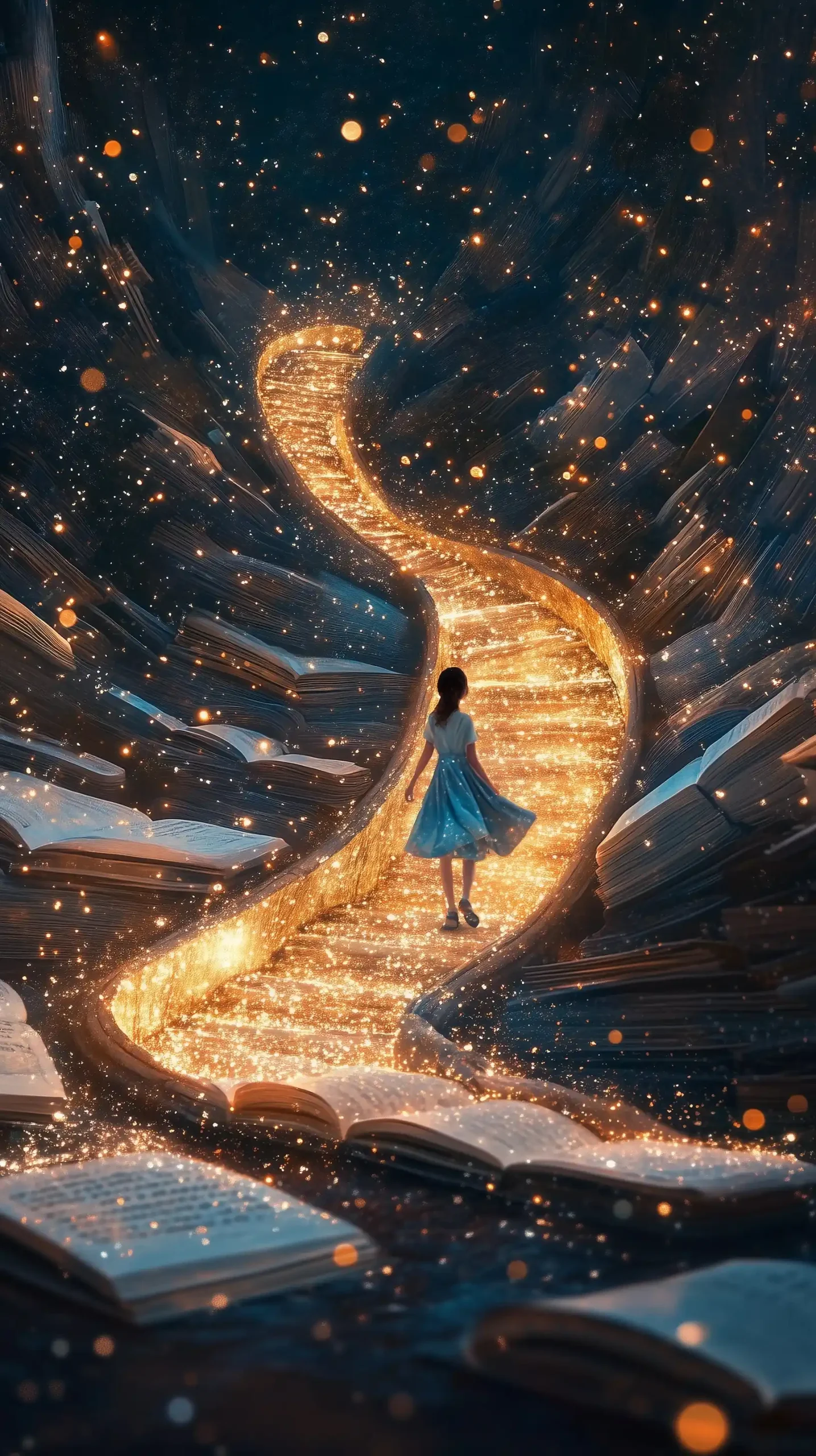 Book Path with Radiant 10 Midjourney提示词