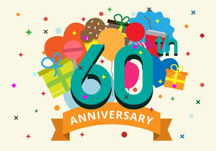 60周年传染媒介例证