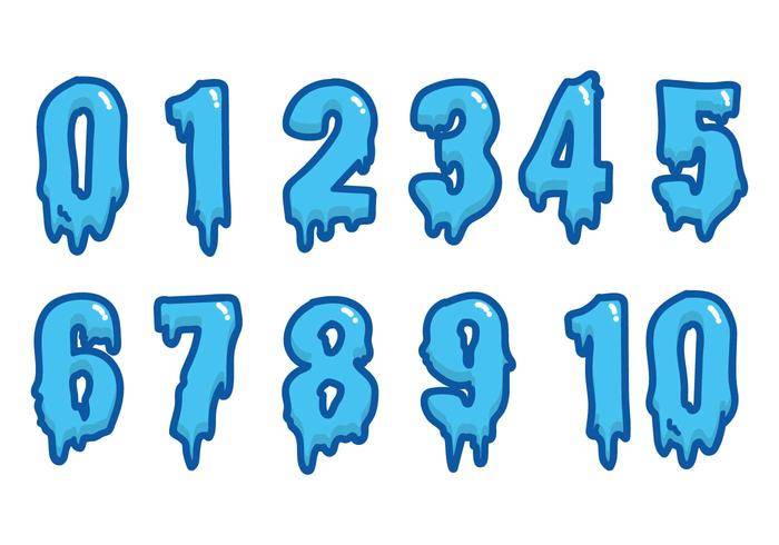 水字体矢量数字