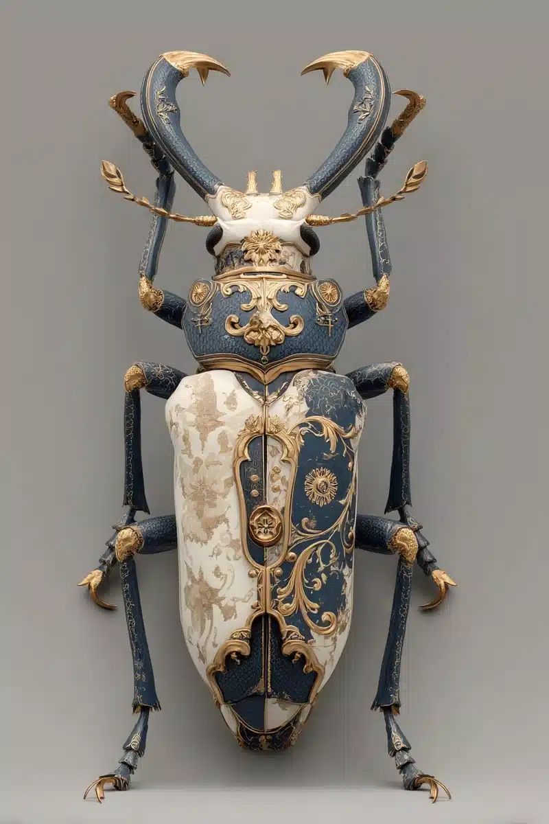 Cerambycidae In Graphic Detail Midjourney提示词