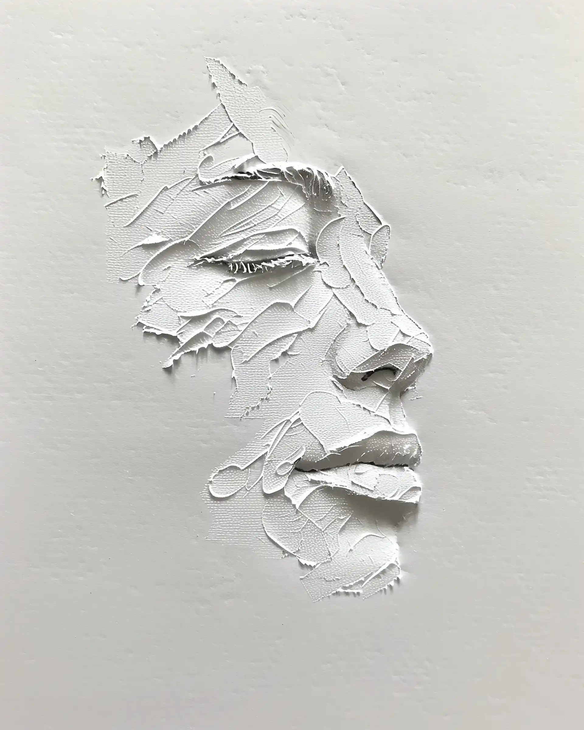 Minimalist Painted Face Midjourney提示词