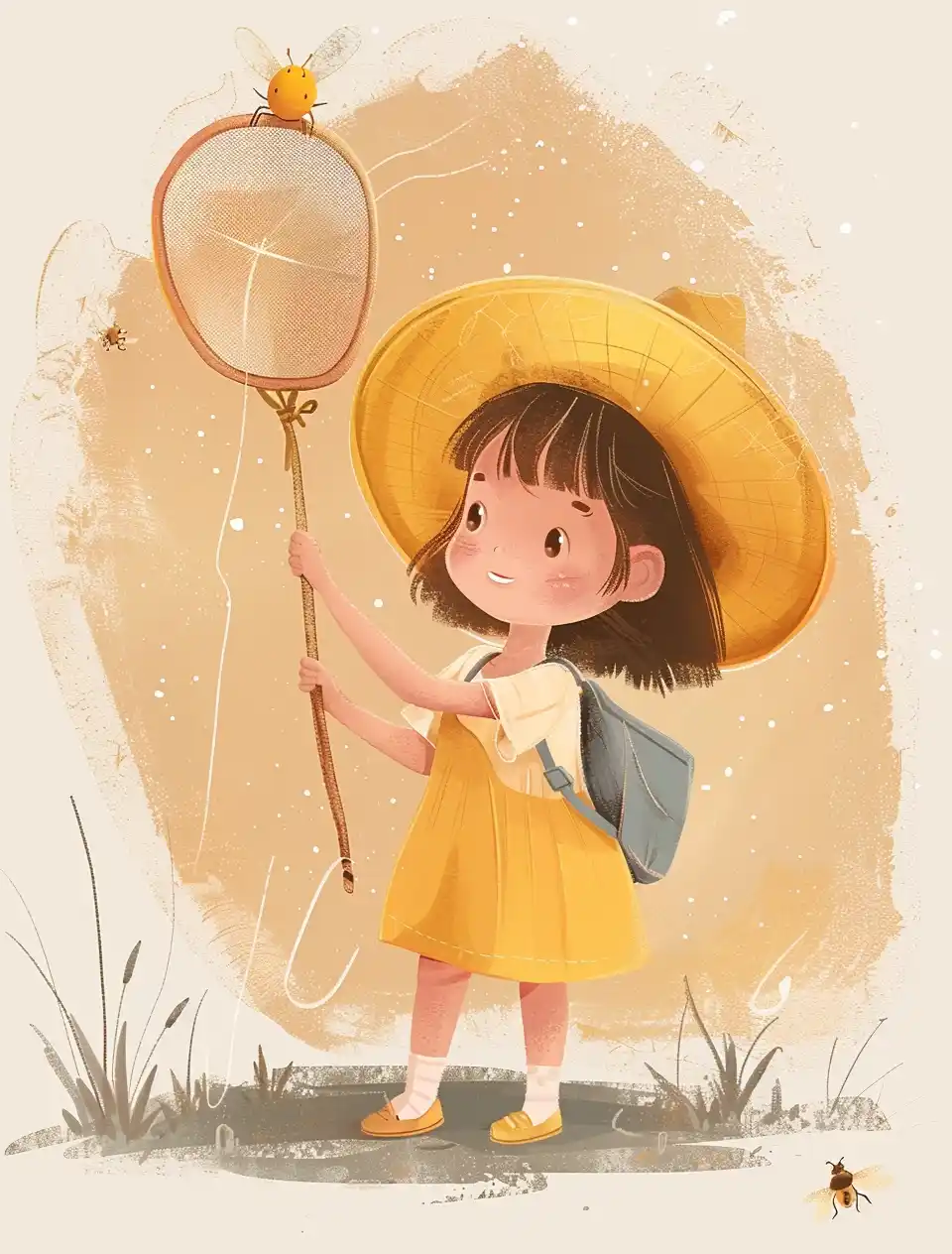 Vector Bug Catcher Miniaturecore Brushwork Midjourney提示词
