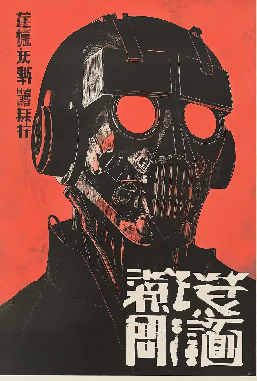 Steel Workers Rebellion Poster Midjourney提示词