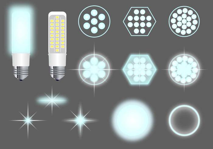 LED灯矢量包