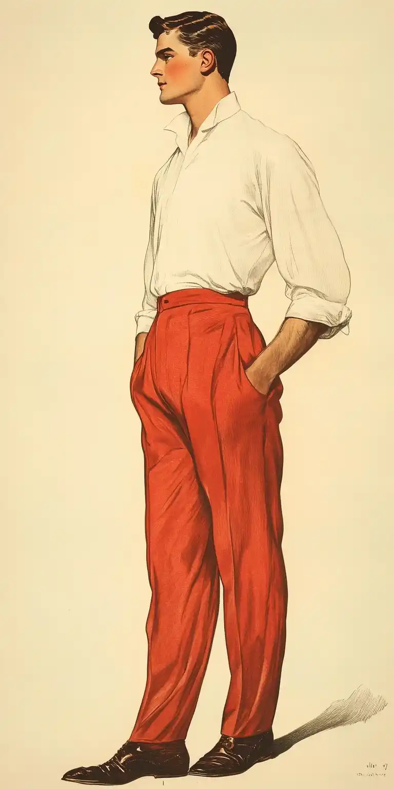 Edwardian Tennis Fashion Plate Midjourney提示词