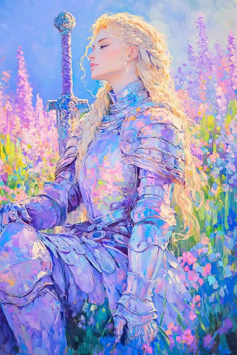 Ceremonial Knight in Armor Midjourney 提示词生成效果