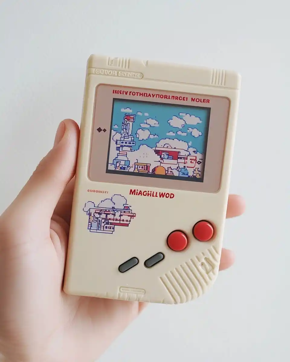 Game Boy Industrial Adventure Midjourney提示词