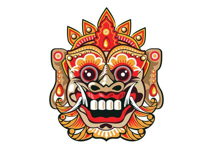 明亮的巴龙面具
