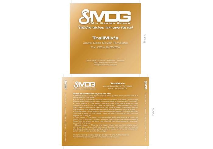CD / DVD标签模板由MDG