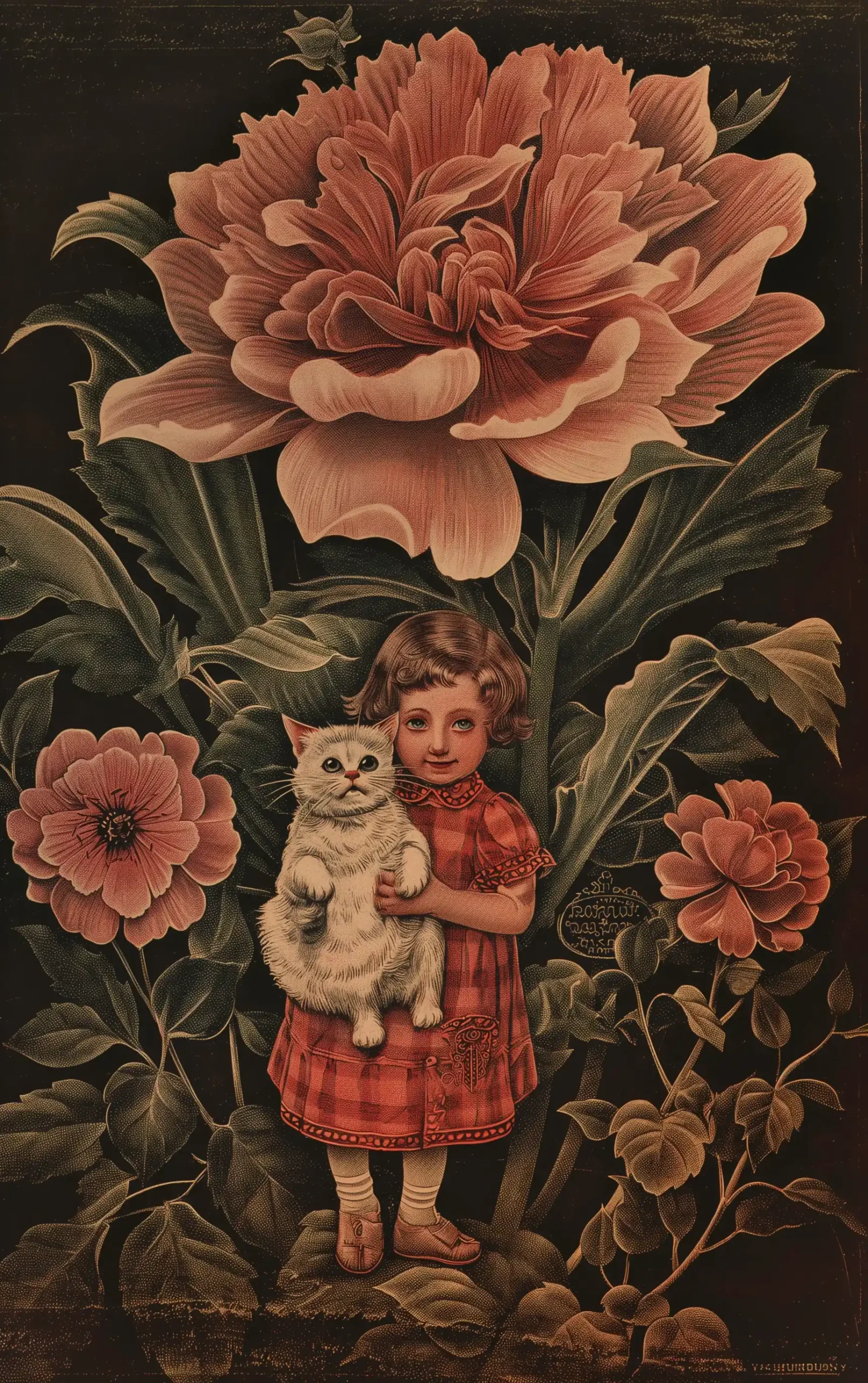Dual-Headed Child in Propaganda Midjourney提示词