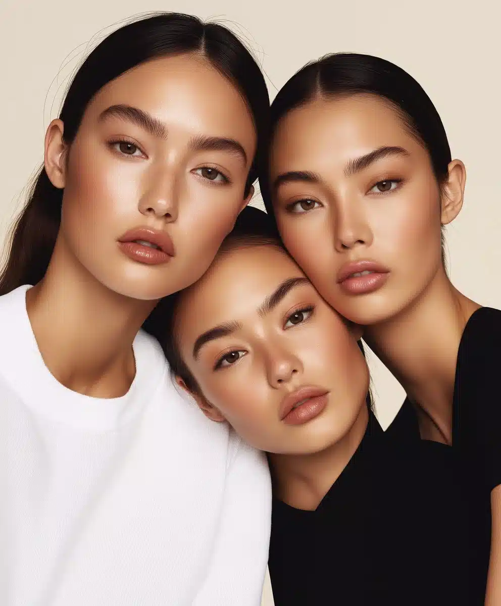 Asian Women Skincare Portraits Midjourney提示词