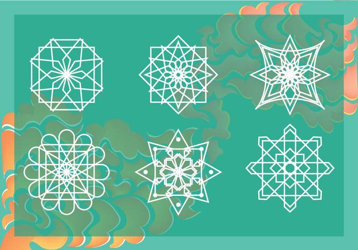 免费Arabesco模式矢量