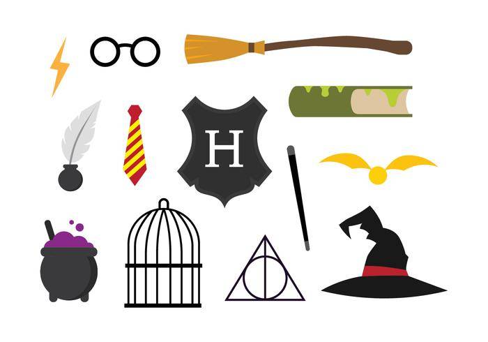 免费的Hogwarts矢量包