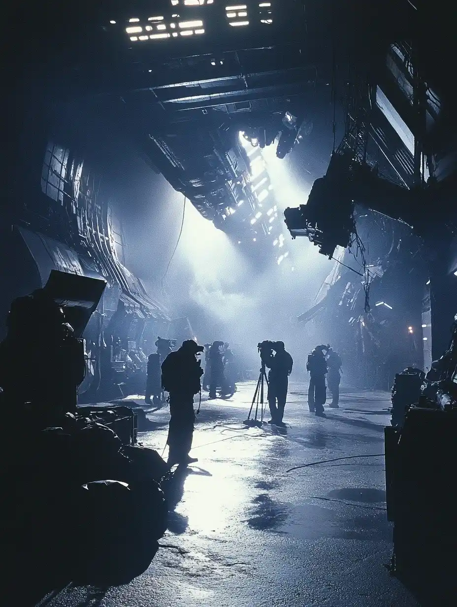 Ridley Scott Behind Scenes Midjourney提示词