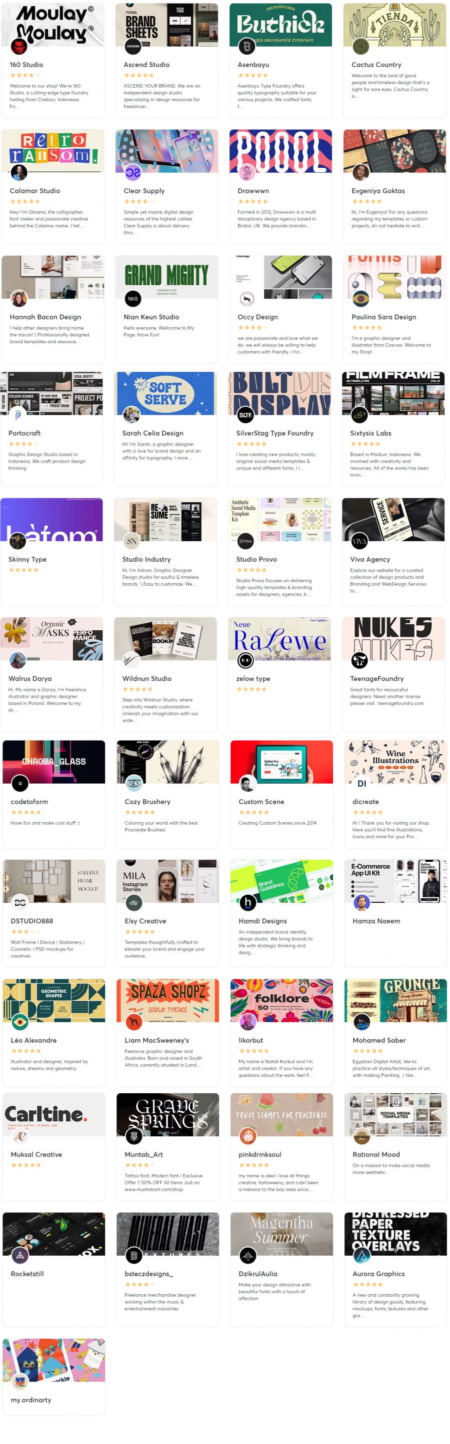 2024年的3月creativemarket.com网站分享价值高达 1000 美元的素材资源打包下载