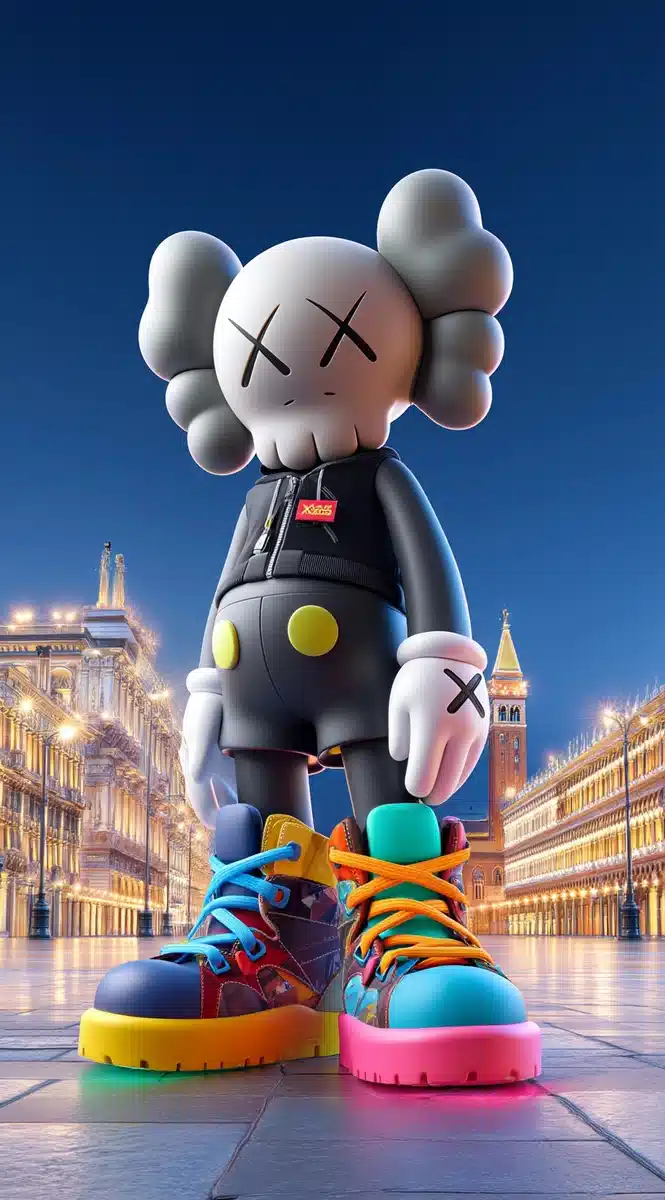 Kaws Mouse at Italian Palace Midjourney提示词