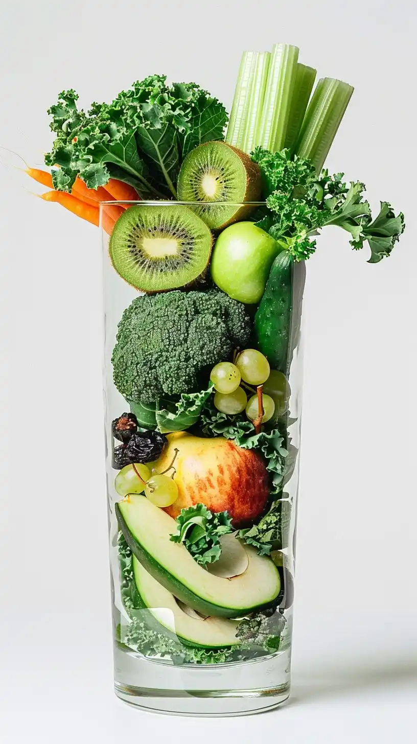 Green Glass of Produce Midjourney提示词