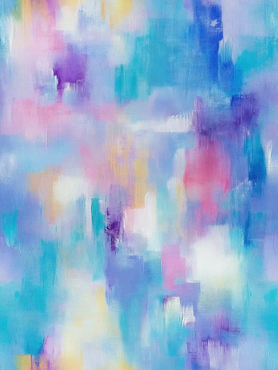 Pastel Abstract Spring Landscape Midjourney提示词