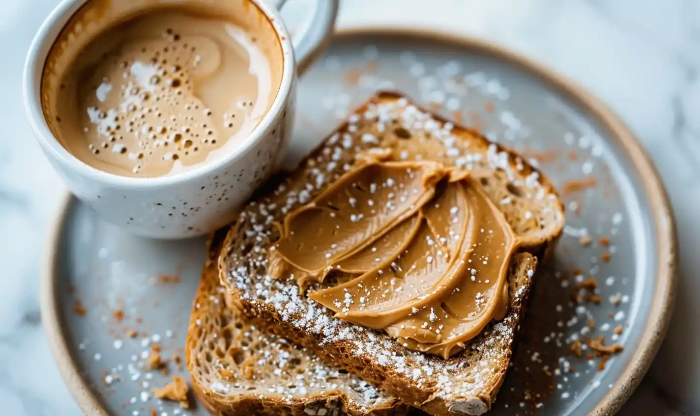 Raw Peanut Butter Toast Midjourney提示词