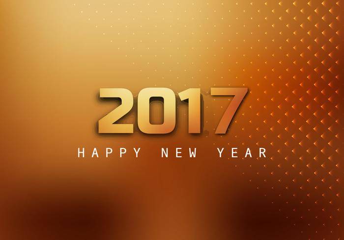 新年快乐2017年贺卡