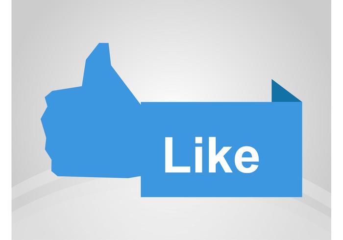 Facebook喜欢横幅