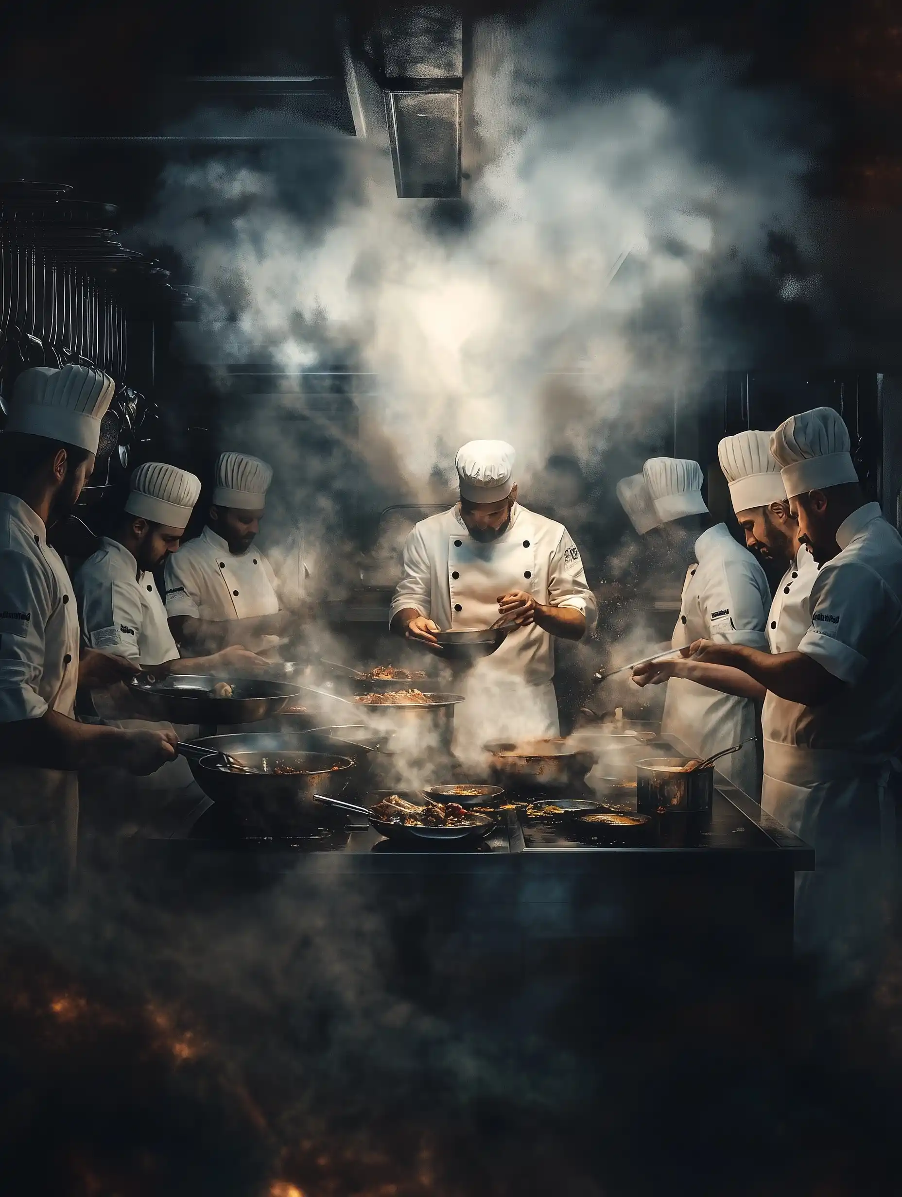 Culinary Action Film Scene Midjourney提示词