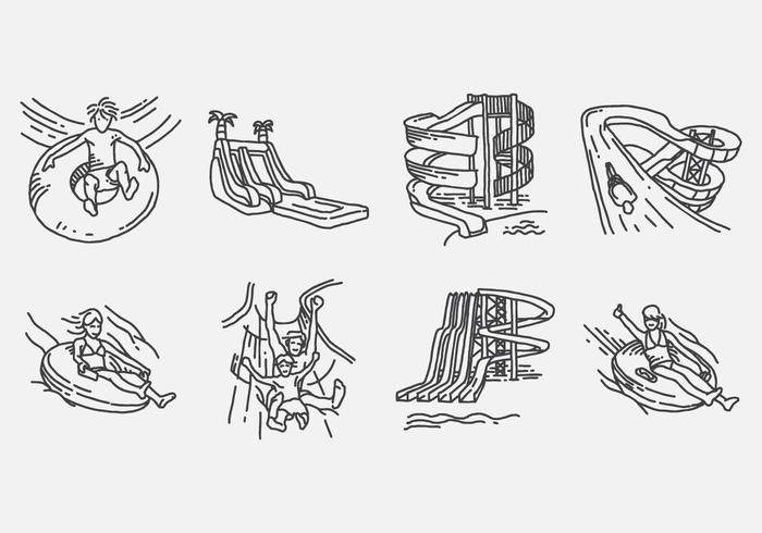 水滑道图标